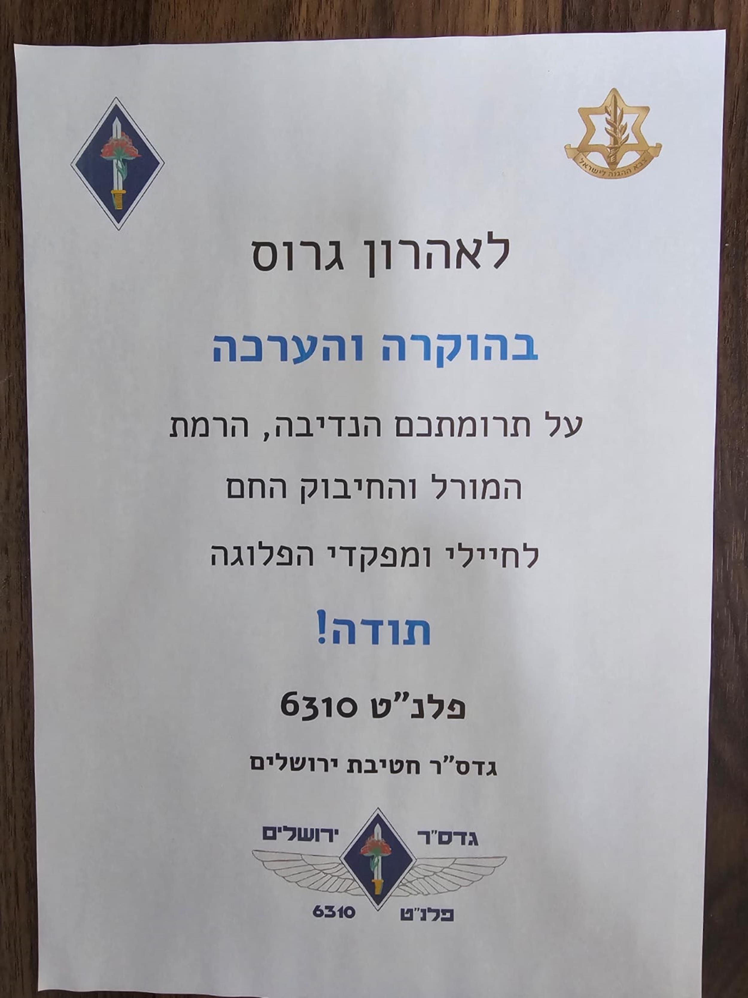 גדסר חטיבת ירושלים פלנט 6310